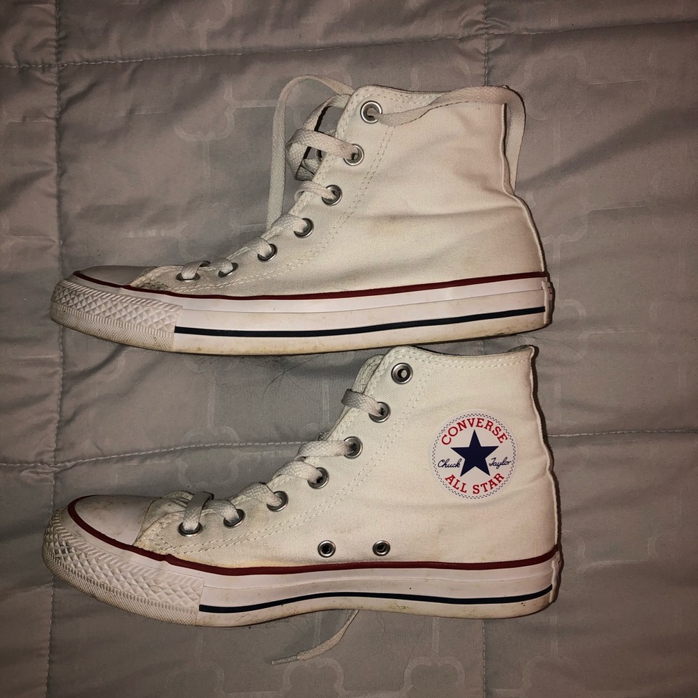 White high top Converse